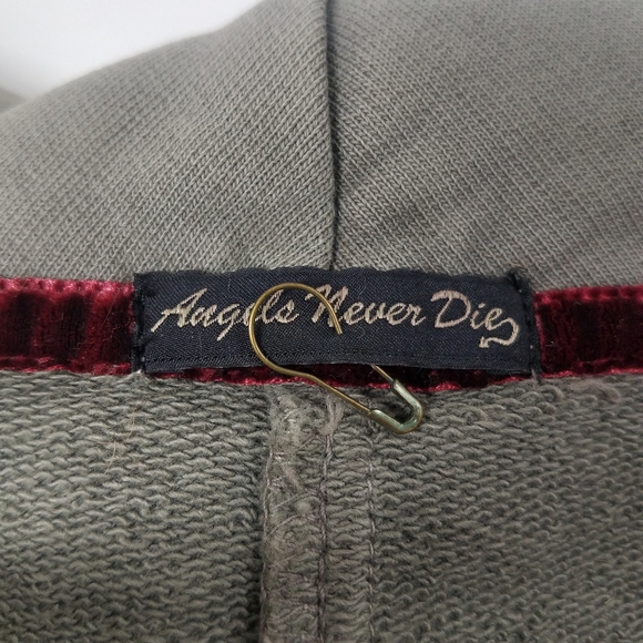 Angels Never Die Army Green Knit Embellished Sweater Dress - Picture 6 of 12